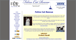 Desktop Screenshot of felinecatrescue.org.uk
